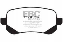 EBC 22038827 Strong ebc green stuff 6000 4x4 blocks - chrysler grand voyager v ззаду