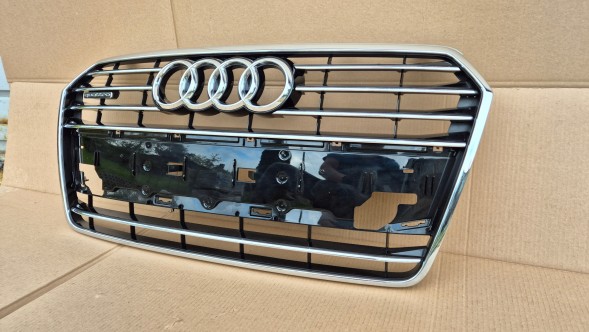 Audi OE GRILL ATRAPA AUDI A7 C7 LIFT 2014-2018 CHROM QUATTRO Решітка радіатора GRILL Audi A7 C7 4G LIFT 14-18 OE 4G8853651G ОРИГ. QUATTRO