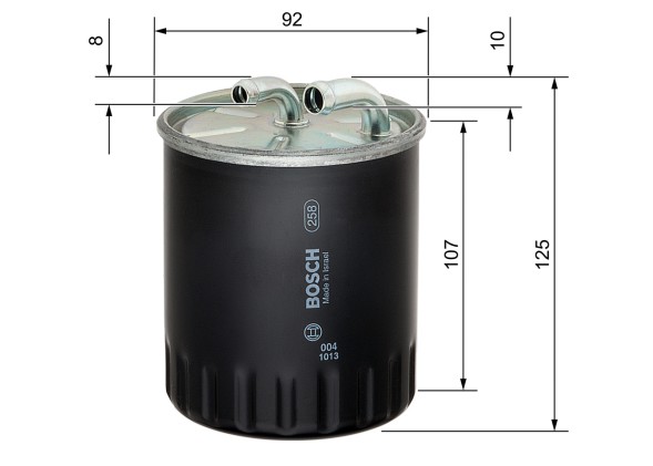 1457434437 BOSCH Фільтр паливний