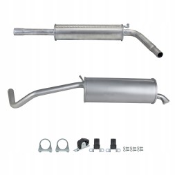 Ferroz Export ZEST.04.042+24.048E Комплект глушників для seat skoda volkswagen 1.2i 40kw 47kw 01-04