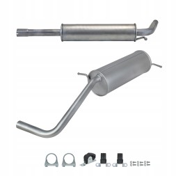 Ferroz Export ZEST.04.042+24.048E Комплект глушників для seat skoda volkswagen 1.2i 40kw 47kw 01-04