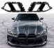 BM G80-1302001 wloty powietrza do BMW M3 M4 G80 G81 G82 G83 CZARNY POŁYSK Повітрозабірники для BMW M3 M4 G80 G81 G82 G83 ЧОРНИЙ ГЛЯНЕЦЬ НАКЛАДКА БАМПЕРА