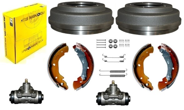 ATM Mikoda ALL0348 Барабани губок циліндрів FORD TRANSIT 2000-2013 FWD передній привід 254мм