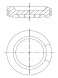 Mahle 033 04 01 Поршень двигуна 033 04 01 mahle audi a3 a4 b5 (8d2)