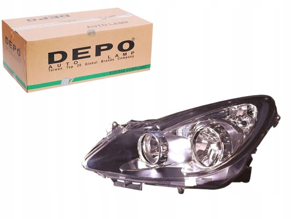 Abakus 442-1152L-LDEM2 Фара ліва opel corsa d 06-14 depo h1/h7