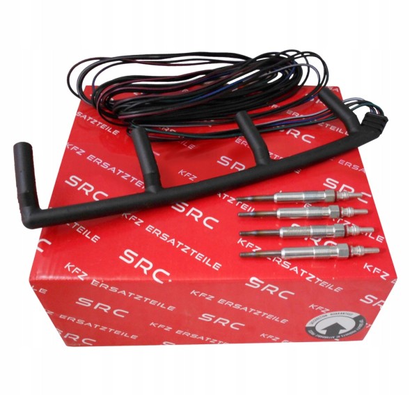 SRC 03.8971782CS + 4x 02.50402005 ПУЧОК СВІЧОК РОЗЖАРЮВАННЯ + СВІЧКИ AUDI SEAT SKODA VW 1.9 2.0 TDI 038971782С