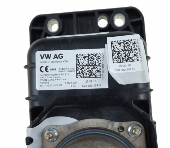 OEM 8V0880204G НОВА ПОДУШКА БЕЗПЕКИ ПАСАЖИРА AUDI A3 8V OCTAVIA 3