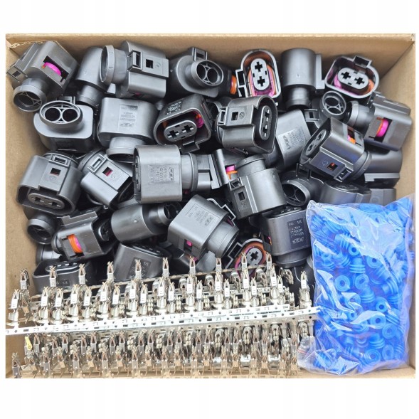 e-connectors 42122900/1J0973752/ZEST/100 Плагіни 1J0973752 FEP 42122900 (100 шт, збірний набір)