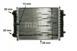 Mahle CR 913 000P Охолоджувач води cr 913 000p mahle audi a5