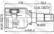 Febest 0111-ZRE181LH Шрус (граната) на півось 0111-zre181lh febest toyota auris