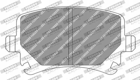 Ferodo FDS1636 Набір для заміни гальмівних колодок ferodo racing fds1636 задній для vw
