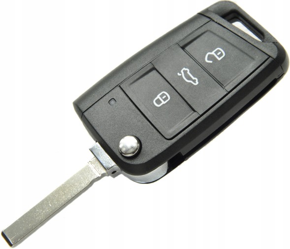 Китай Pilot Volkswagen Polo 2014 - 2017 Volkswagen Tiguan 2016 - 2019 Volkswagen T-Roc 2017+ MEGAMOS AES 434MHz HU162T ASK Scyzoryk 3-przyciski VOLKSWAGEN ПОЛО TIGUAN КЛЮЧ ПУЛЬТ ДИСТАНЦІЙНОГО КЕРУВАННЯ З ЕЛЕКТРОНІКОЮ