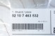BMW OE 7463532 52107463532 КИЛИМОК КОНДИЦІОНУВАННЯ НАГРІВУ СПИНКИ КРІСЛО КОМФОРТ BMW G05 X5 G06 X6 G07 X7