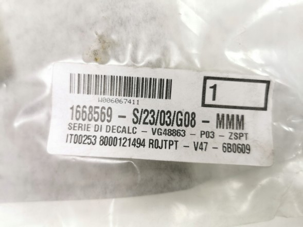 Ford OE Наклейка з емблемою KA на ліву стійку B FORD KA MK2 OE 1668569