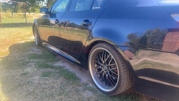 Китай progi_e60 НАКЛАДКИ НА ПОРІГ BMW E60 E61 M-PACKЕТ Молдинги Пороги Чорний глянець