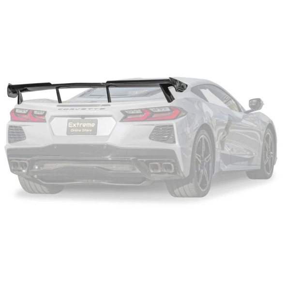 JGD ATTACK JGD-CORVC8-RSCFM Високий спойлер PREMIUM Carbon Flash Metallic для CORVETTE 2020-2026 C8 STINGRAY