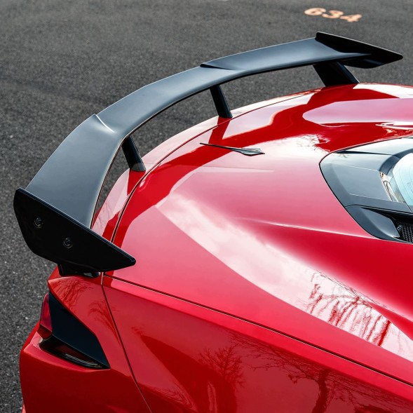 JGD ATTACK JGD-CORVC8-RSCFM Високий спойлер PREMIUM Carbon Flash Metallic для CORVETTE 2020-2026 C8 STINGRAY