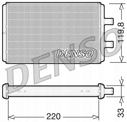 Denso DRR12007 Denso drr12007 нагрівач / теплообмінник