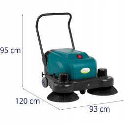 Китай WEW-SC-HP-1026278 Акумуляторна підмітальна машина Ulsonix 52 см 4800 м²/год 120 Вт Пилосос