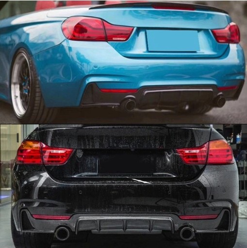 ViralCar DYFUZOR TYŁ BMW F32 F36 F33 DOKŁADKA TYLNEGO ZDERZAKA SPOILER CARBON Дифузор BMW F32 F36 F33 Накладка заднього бампера Спойлер Карбон