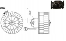 Mahle AB 44 000S Повітродувний вентилятор припливу ab 44 000s mahle