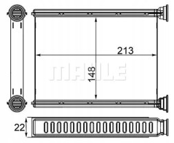 Mahle AH 250 000S Обігрівач ах 250 000с mahle