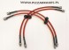 Pizza Brakes Przewody hamulcowe w oplocie Ford Focus mk2 ST 225 Гальмівні дроти в обплетенні Ford Focus mk2 ST 225