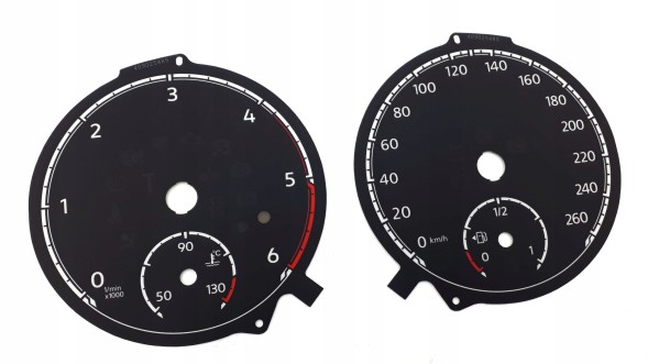 Moman 0089688088500 Циферблати Transporter T6, годинники від MPH до KMH