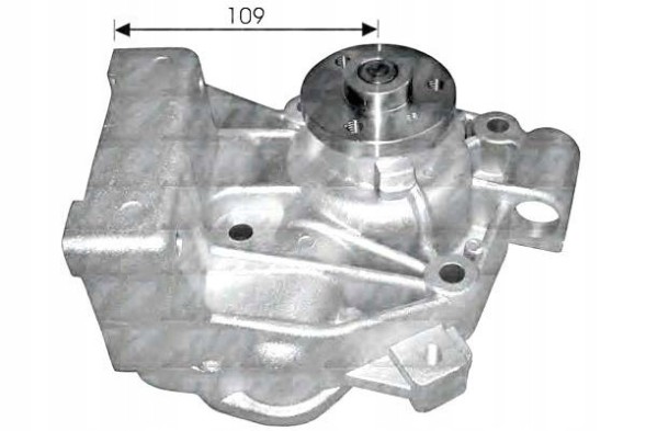 Dolz S168 Водяний насос, охолодження двигуна