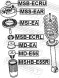 MSHB E55R FEBEST Пильовик амортизатора