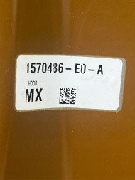 1570486-E0-A sulik123 TESLA МОДЕЛЬ X PLAID PALLADIUM КАПОТ КРИШКА ДВИГУНА НОВА ОРГ. 1570486-Е0-А
