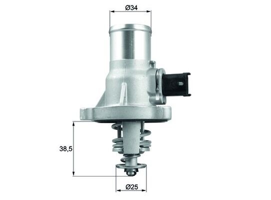 AD BRAKE VIC-153220 Термостат охолоджуючої рідини TM 41 105 для ALFA ROMEO 159; CHEVROLET AVEO,