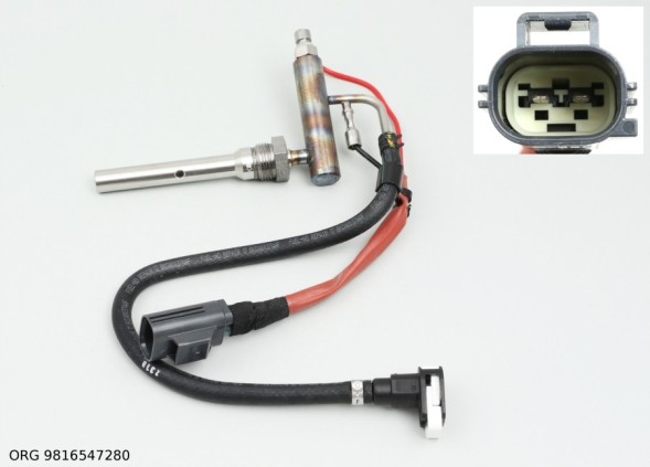 Peugeot OE Citroen Jumper 2.2 HDi Wtryskiwacz FAP katalizator 9816547280 Citroen Jumper 2.2 HDi Інжектор FAP каталізатор 9816547280