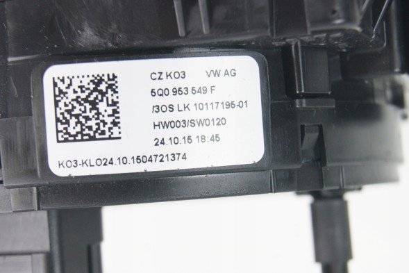 Volkswagen OE 5Q0953507FT 5Q0953549F GD ГОЛЬФ VII ПЕРЕМИКАЧ КОМПЛЕКСНА СТРІЧКА 5Q0953549F