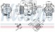 Nissens 890267 Компресор компресора кондиціонера 890267 nissens