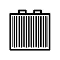 540011 NRF Радіатор обігріу салону