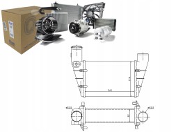 Nissens PRO/96896 NIS Інтеркулер audi a4 a6 vw passat 1.8-2.8 01.95-01. + Помічник зіткнення #34