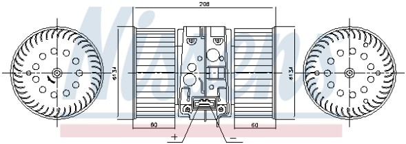 V-maxzone Part VIC-272517 Вентилятор обігрівача для FIAT TALENTO; NISSAN NV300; OPEL VIVARO B; RENAULT GRAND