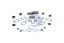Sampa 244056238 КОМПЛЕКТ РЕМОНТНИЙ ПОВОРОТНОГО КУЛАКА IVECO EUROTECH