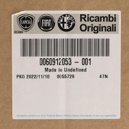 Fiat OE 60912053 Зачіпка ременя безпеки водія з датчиком для FIAT DUCATO MOVANO 2021-