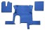 V-maxzone Part VIC-128008 Килимки підлоги ЕКО-шкіра стьобані (3 шт.) Синій одна шухляда,