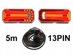 WAŚ ARIS 03_V1 Набір задніх світлодіодних ліхтарів W150 з кабелем 5 м 13PIN 12V-24V