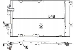 Hella PRO/8FC 351 301-774 HEL Конденсатор охолодження кондиціонера [HELLA] + помічник зіткнення #34