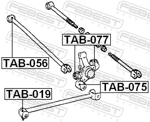 TAB 077 FEBEST Сайлентблок