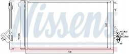 Nissens 940178 Осушувач кондиціонера радіатора охолоджувача
