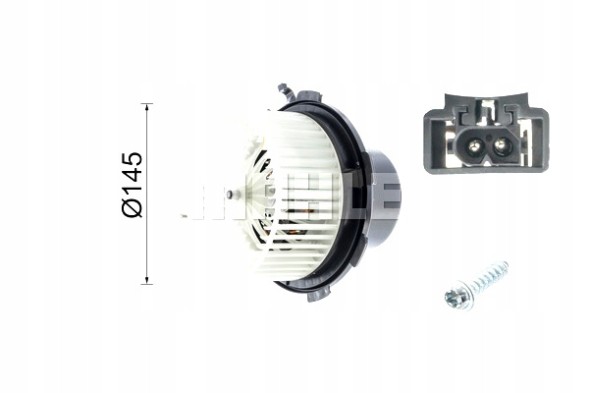 Mahle AB 88 000P Вентилятор повітродувки mercedes sprinter 3.5-т b906 спринтер 3-т b906