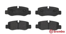 P50126 BREMBO Комплект гальмівних колодок з 4 шт дисків