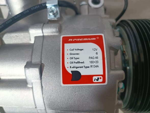 ACC30020-C2 Frankberg Компресор кондиціонера ACC30020-2 12V 6 струмків PAG46 R134A