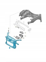 Volkswagen OE 1K0805588S Передня панель ASO VW