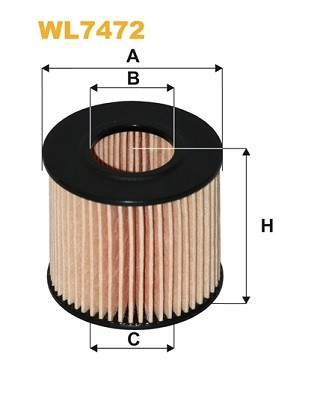 WL7472 WIX FILTERS Фільтр оливи